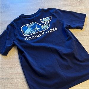 Vineyard Vines boys medium 12/14 whale tee NWOT